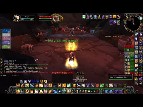 TBC Classic Shattered Halls Prot paladin Pov