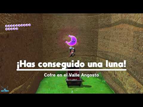 Super Mario Odyssey "Reino Ribereño - Luna - Cofre en el Valle Angosto"[SWITCH] #137
