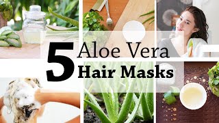Hair Mask- Aloe Vera | Hair fall | Dandruff | Hair growth | Smooth and Shiny Hair