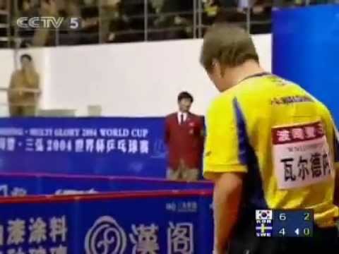 2004 World Cup JO Waldner vs Ryu Seung Min