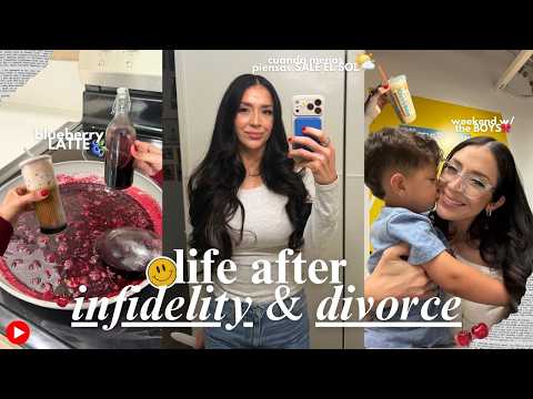 32 min vlog! SINGLE MOM WEEKEND: Ikea run gone WRONG + making a blueberry latte from scratch 🫐🦖✨