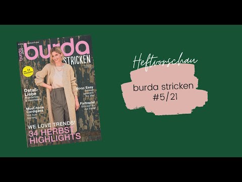 Einblick in die burda stricken #5/21