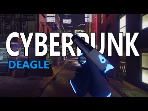 Cyberpunk Deagle - Blender EEVEE (Unfinished)