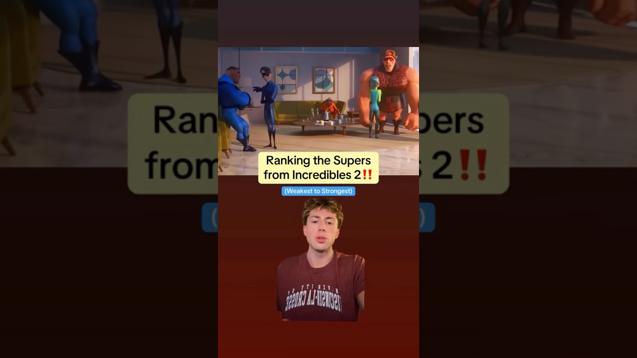 The Incredibles 2 Supers RANKED