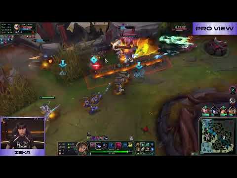HLE Zeka Yone Pro View | T1 vs HLE | 2025 LCK Round 1-2 W2D4