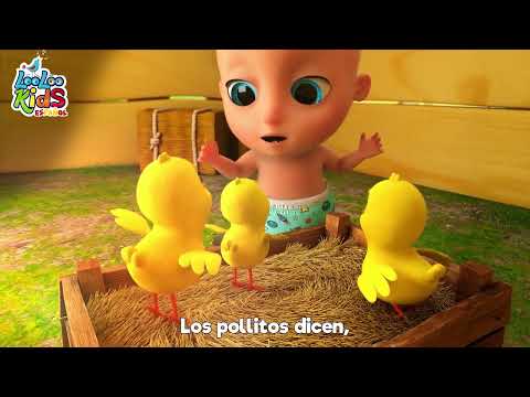 Los Pollitos Dicen Pío Pío - LosPollitos - Canciones Infantiles - Bebés - Divertidas