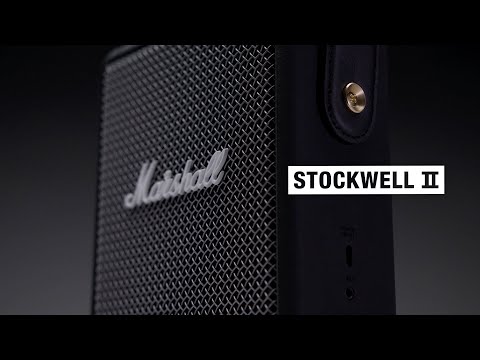 マーシャル　ワイヤレスピーカー  STOCKWELL Ⅱ  ブラック\u0026ブラス