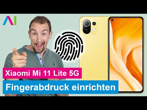 Xiaomi Mi 11 Lite 5G - Fingerabdruck einrichten • 📱 • 👆🏼 • 🔐 •