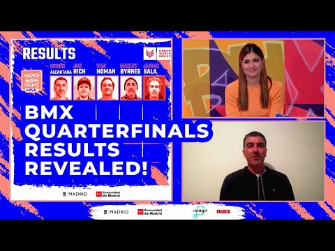 BMX Quarterfinals Results - Madrid Urban Sports virtual 2020