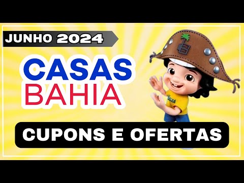 [NOVO] Cupom CASAS BAHIA JUNHO 2024 - Cupom CASAS BAHIA Primeira Compra - Cupom CASAS BAHIA Válido