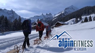 preview picture of video 'Winter Rodeltour / Sledding tour Lindauer Hütte - Gauertal - Latschau - Montafon - Vorarlberg'