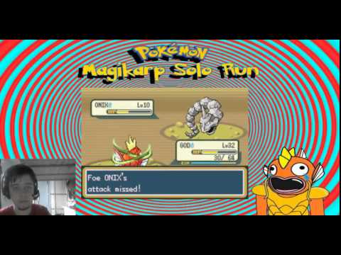 Pokemon FireRed Magikarp Solo Run #4 - BROCK 2.0?!