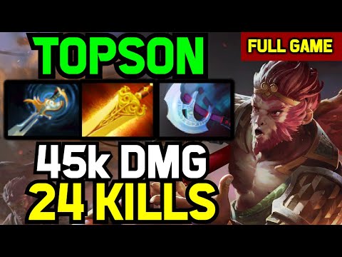 Topson Signature HERO Mid Monkey King OWNAGE - Nonstop Kills