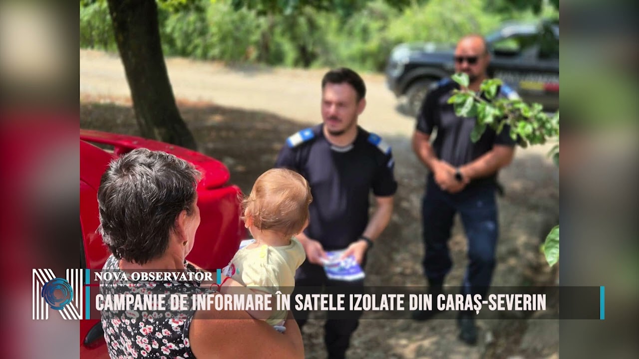 Campanie de informare în satele izolate din Caraș-Severin