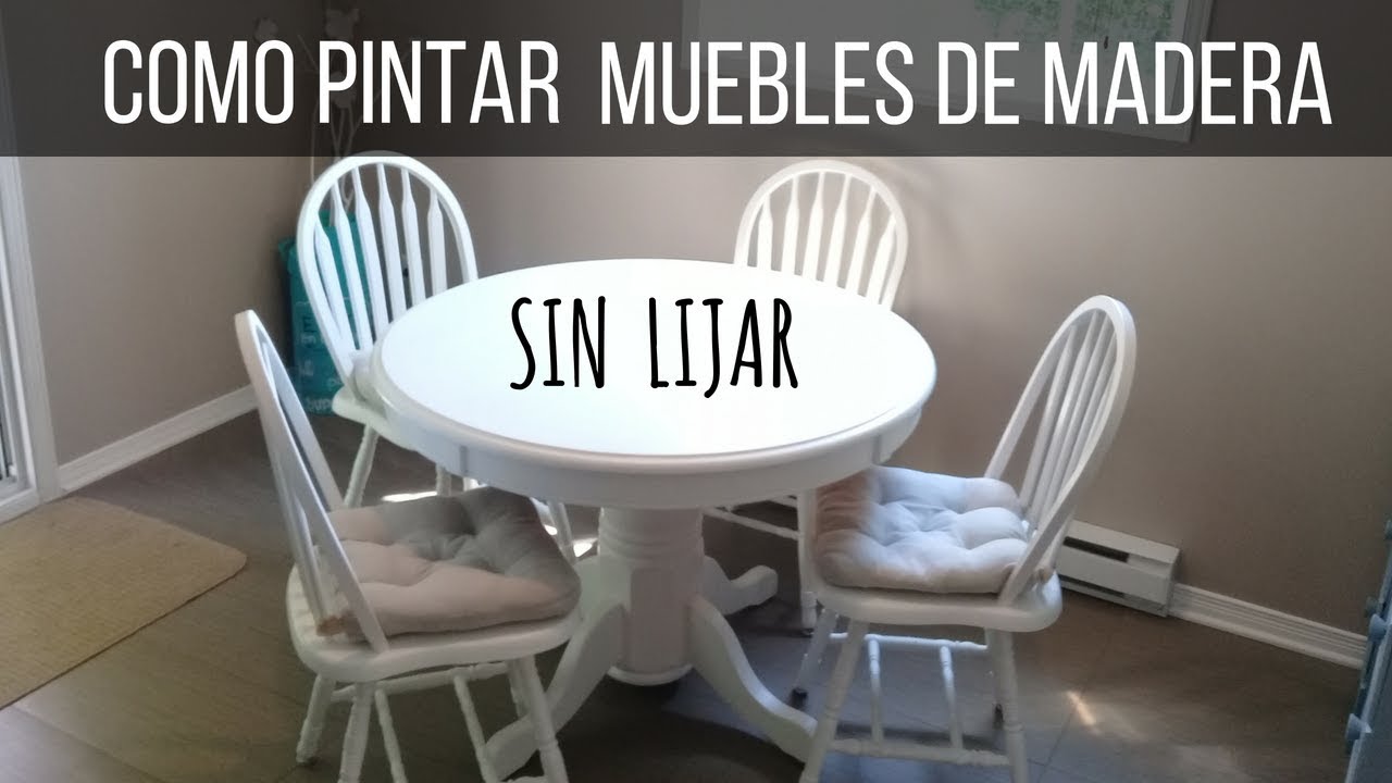 COMO PINTAR MUEBLES SIN LIJAR