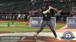 Lucas Ramirez Prospect Video, OF, American Heritage High School Class of 2024, PG National