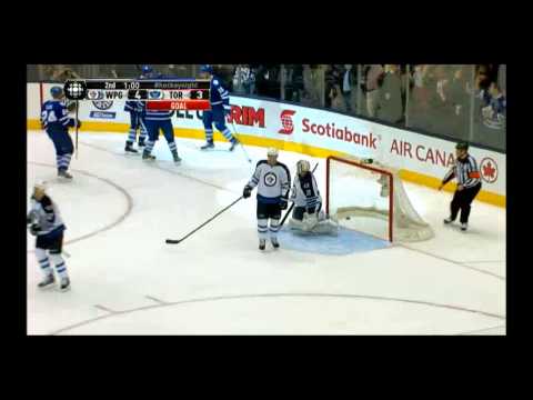 Lupul 2nd Goal VS Jets - Mar 16th, 2013