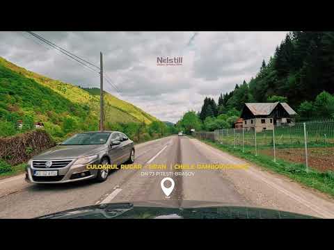 Culoarul Rucăr Bran, Cheile Dâmbovicioarei, DN 73 Piteşti-Braşov | Filmare traseu live din maşină