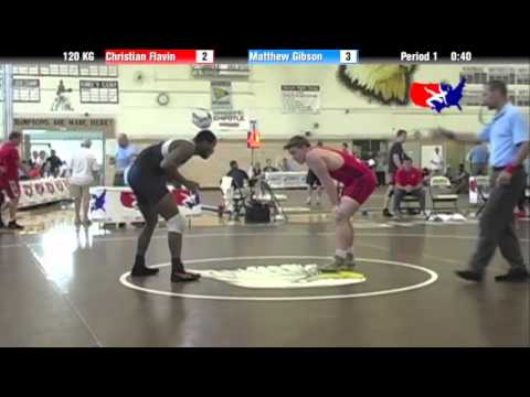 2012 Univ. WTT: 120 KG - Christian Flavin (Wr. U of Ga) vs. Matthew Gibson (Iowa State)
