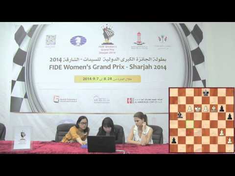 Round 3: Ju Wenjun (CHN) 1-0 Zhao Xue (CHN)