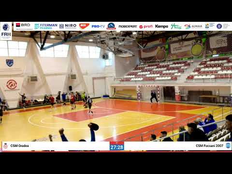 CSM Oradea 28-28 CSM Focșani 2007, Baraj menținere/ promovare în Liga Zimbrilor