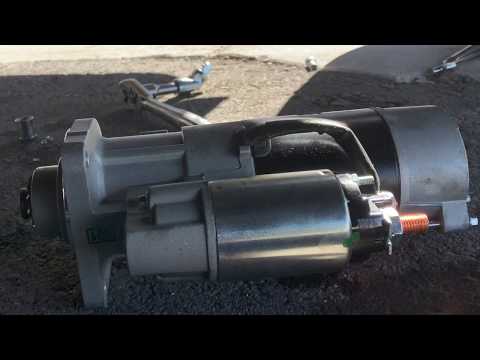 easiest starter replacement on 7.3L Ford Powerstroke
