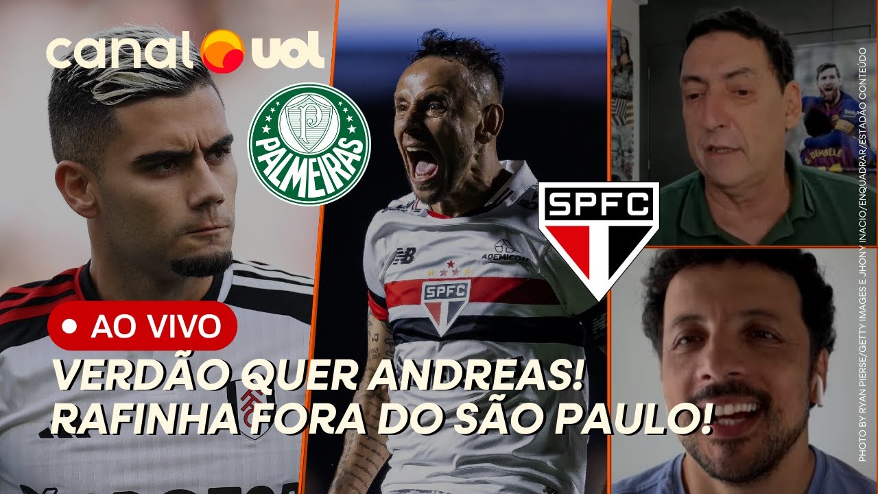 🔴 ANDREAS PEREIRA NA MIRA DO PALMEIRAS + FACUNDO CONFIRMADO! E PAULINHO? RAFINHA FORA DO SÃO PAULO!