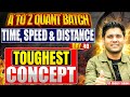 Toughest Concept In Time Speed Distance By Abhinay Sharma