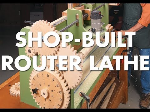 Turn Amazing Table Legs with this Shop-Built Router Lathe!
