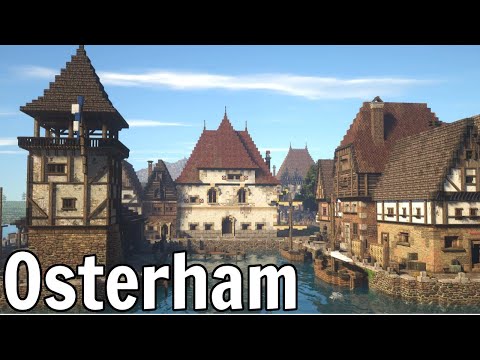 Minecraft Medieval Harbour Building In Osterham