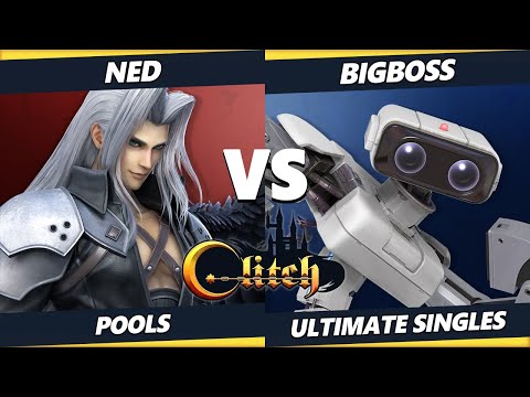 Glitch Konami Code  - Ned (Sephiroth) Vs. BigBoss (ROB) Smash Ultimate Tournament
