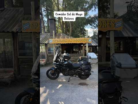 Parada obligada en Dolores: Comedor Sol de Mayo 🏍️🍖#dolores #moto #parrilla #ruta #viralshorts