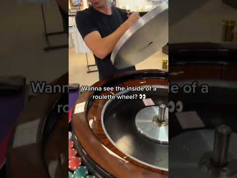 Inside of a Roulette Wheel! #Roulette #casino #casinoonline #lasvegas #vegas #gambling