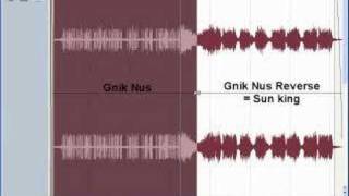 Gnik nus / Gnik nus reverse ( Sun king ) Mix comparison