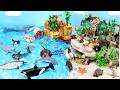 Island Diorama Sets Land And Sea Animal Figurines