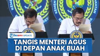 Menteri Imipas Menangis saat Beri Pengarahan ke Jajaran: Jaga Institusi, Saya Cuma Numpang Lewat