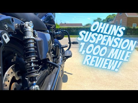 Harley Davidson Ohlins Suspension 1,000 Mile Review!
