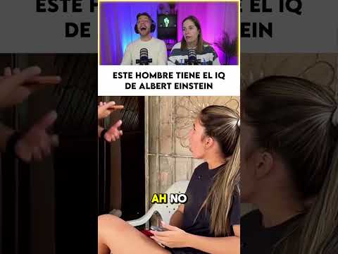 Dicen que tiene el iq de einstein y su reacción dejó a todos pensando