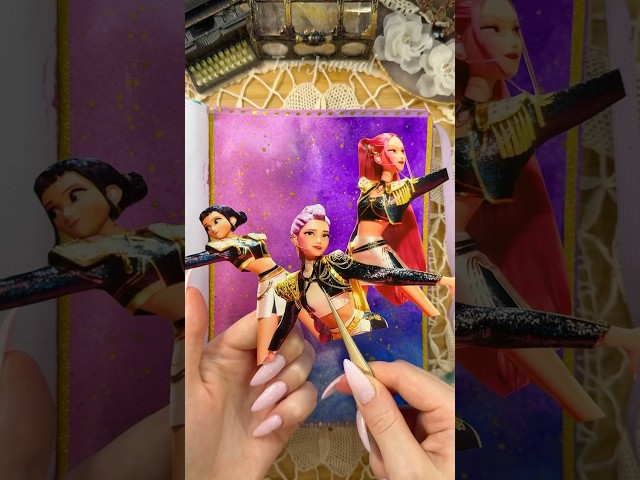 Vídeo relacionado con KPop Demon Hunters Juego de Papelería para Niñas, Incluye Cuaderno y Set de 500 Pegatinas, Regalo para Niñas