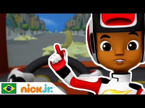 Blaze and the Monster Machines | Aprendendo com Blaze - Parte 1 📚 | Nick Jr.