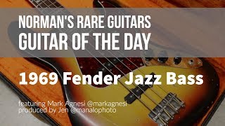 Video thumbnail for Norman's Rare Guitars - Guitar of the Day: 1969 Fender Jazz Bass by Normans Rare Guitars