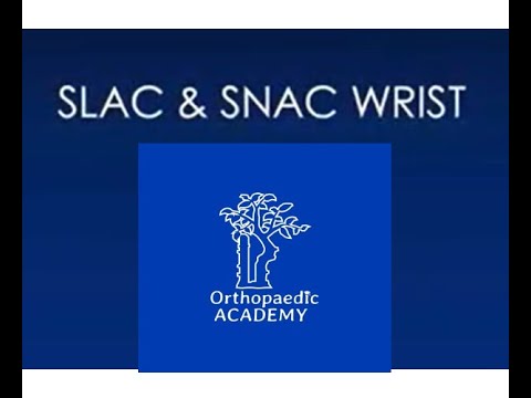 SLAC and SNAC Wrist Injuries