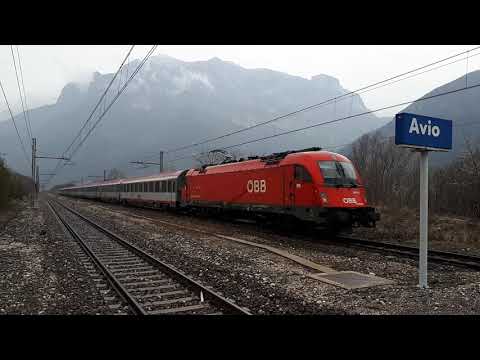 IL SALUTO DELLA TAURUS E.190 OBB A AVIO (VR) 17 - 3 - 2018