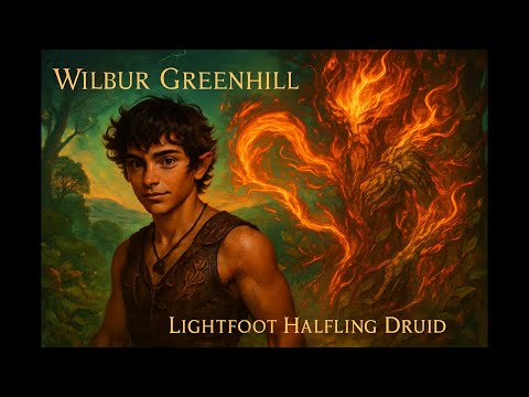 Wilbur Greenhill - Lightfoot Halfling Druid