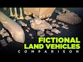 FICTIONAL Land VEHICLES 3D Real Scale