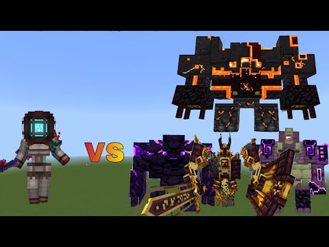 Captain Cornelia vs L_Ender Cataclysm Bosses - Minecraft Mob Battle