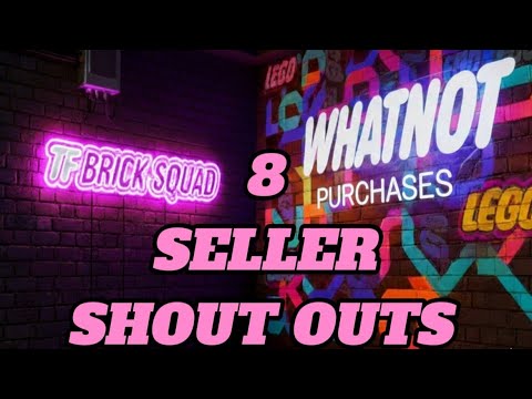 1-19-26, Seller Shout outs #lego #whatnot 
