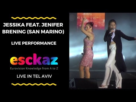 ESCKAZ in Tel Aviv: Jessika feat. Jenifer Brening (San Marino) - Who We Are (at Israel Calling)