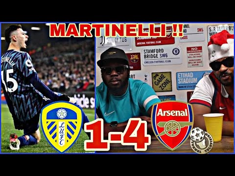 Leeds vs Arsenal (1-4) | Premier League | Martinelli, Saka, Smith Rowe