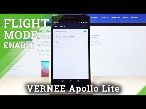 How to Turn On Airplane Mode in Vernee Apollo Lite – Flight Mode Activation